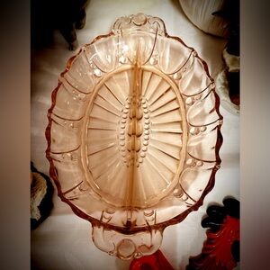 Vintage Pink Depression Glass- Anchor Hocking